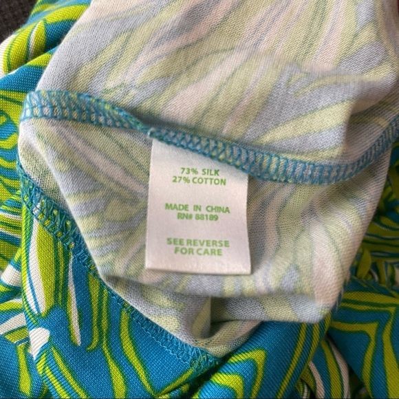 Lilly Pulitzer Floral Seaweed V-Neck Ruffle Preppy Spring Clare Dress Small - Picture 6 of 8